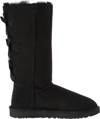 UGG Womens Bailey Bow Tall Boot In Black