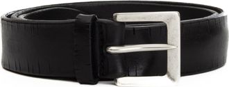 Orciani Micro Laser-Cut Leather Belt