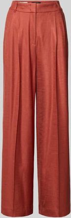 Marc Cain Wide Fit Hose aus Viskose-Elasthan-Mix in Rostrot, Gr&ouml;&szlig;e 34