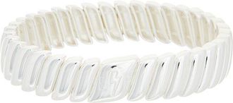 Electric Picks Silver Plated Drift Stretch Bracelet