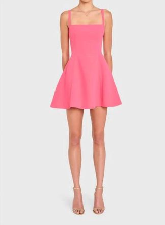 Amanda Uprichard Anna Mini Dress In Taffy