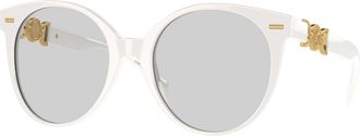 Versace VE4442 314/M3 Womens Sunglasses White Size 55