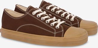 Moschino Sneakers in canvas - Marrone