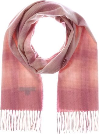 Amicale Cashmere Ombre Windowpane Cashmere Scarf