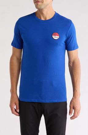 Cavalli Short Sleeve Graphic Print T-Shirt in Blue at Nordstrom Rack, Size Xx-Large