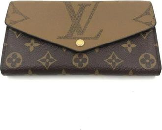 Louis Vuitton Pre-owned Wallets, female, Brown, Size: ONE SIZE Pre-owned Canvas Wallet