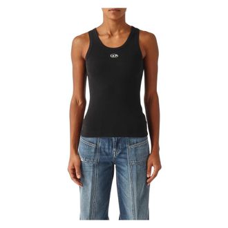 Diesel Sleeveless Tops, female, Black, Size: M T-Anki-Od Top