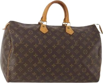 Louis Vuitton Pre-owned Handbags, female, Brown, Size: ONE SIZE Pre-owned Speedy 40 Handbag