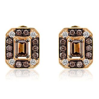 Le Vian Ladies Grand Sample Sale Earrings in 14K Strawberry Gold