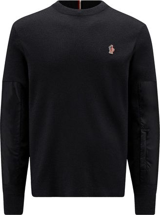 Moncler Moncler Wool Turtleneck Sweater, Men, Black, Size: Xl