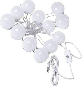OEM 1 Juego De Luces Led Para Espejo, Luces Led Para Espejo De Maquillaje, Luces Led Para Espejo, Bombilla Usb, Bombillas Led Para Espejo De Maquillaje, T