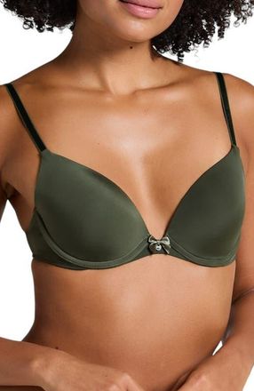Hunkem&ouml;ller Plunge Padded Underwired Bra in Deep Depths at Nordstrom, Size 36C