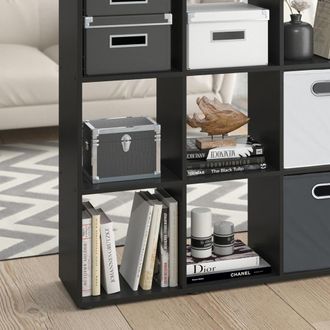 Vicco Separador De Ambientes Karree, Negro, 138.5 X 142.5 Cm