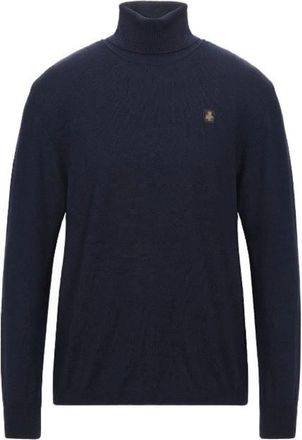 RefrigiWear Blauwe Coltrui Trui - Heren - Coltruien - Blauw - 2XL - Truien & Vesten