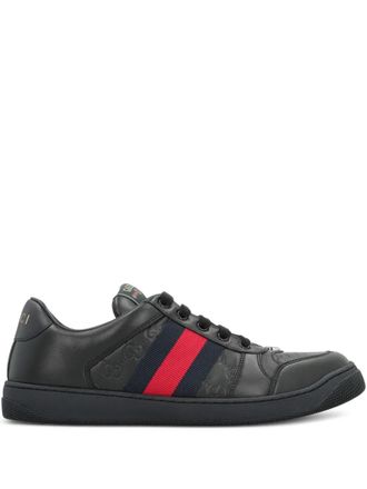 Gucci Screener leather sneakers - Black