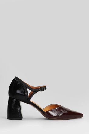 Chie Mihara Abanon Pumps In Bordeaux Leather