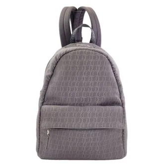 Christian Louboutin Gray Canvas Backpack (Pre-Owned)
