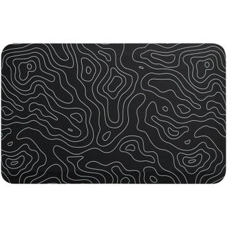 Paco Home Paco Home - Esterilla Antifatiga Contra Fatiga Escritorio Oficina Puesto De Trabajo Negro 2, 50x80 Cm