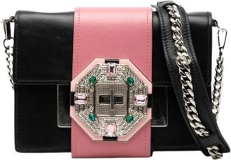 Prada Pre-owned Cross Body Bags, female, Multicolor, Size: ONE SIZE Pre-owned Leather Crossbody Bag