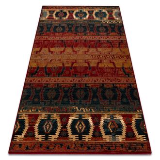 RugsX Rugsx - Alfombra De Lana Omega Tapas &Eacute;tnico Rub&iacute; Claro Red 200x300 Cm