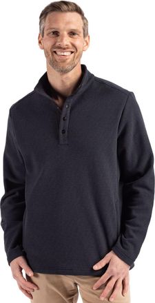 Cutter & Buck Hunts Point Eco Textured Fleece Recycled Mens Snap Pullover