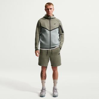 Nike Mens Tech Fleece Shorts in Grey | IM0693-328