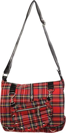 Banned Apparel Tartan/Checked Cross Body Rockabilly Shoulder Bag Small