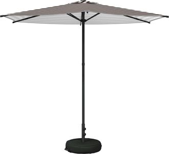 vidaXL Paraguas De Jard&iacute;n Con Base 270 X 270 Cm Poli&eacute;ster Rectangular Vidaxl
