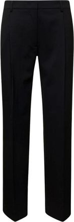 Mauro Grifoni Heren wollen technische broek - Dames - Chinos - Zwart - M - Wol - Broeken