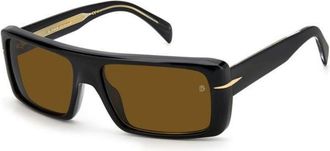 Eyewear by David Beckham DB 7063/S Zonnebril - Heren - Zonnebrillen - Zwart - 58 MM - Accessoires