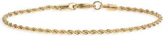 CHILD OF WILD Italiana Rope Chain Bracelet in Gold at Nordstrom