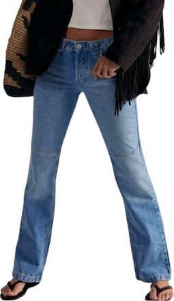 Free People Flora Low Rise Bootcut Jeans In Mai Tai