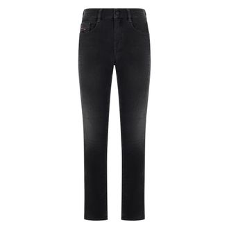 Diesel Slim D-Ollies Jogg Jeans - Dames - Slim Fit Jeans - Zwart - W25 - Katoen - Jeans