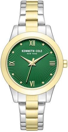Kenneth Cole Classic Two-Tone Bracelet Watch, 36mm in Multi at Nordstrom Rack