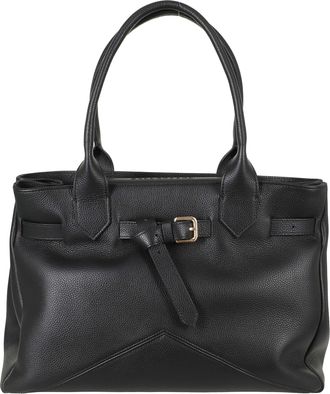 Ballantyne Structured Handbag With Magnetic Flap And Knot Detail