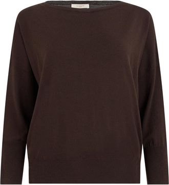 Slowear Jersey Oversize - Knitwear - Mujer - Marr&oacute;n - L