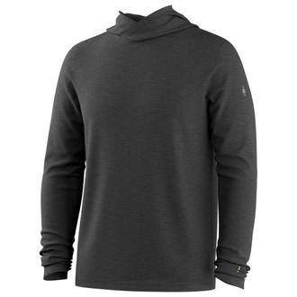 Smartwool Merino Sun Hoodie Merinoshirt f&uuml;r Herren | schwarz/grau