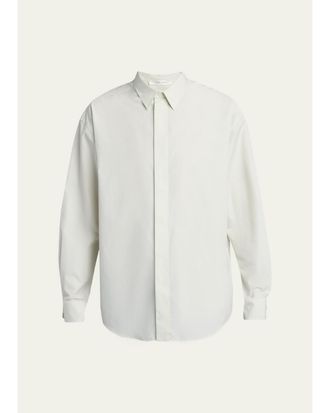 The Row Mens Nilo Cotton Poplin Button-Down Shirt