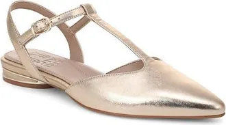Naturalizer Harlie Flat in Light Champagne Leather at Nordstrom, Size 9.5