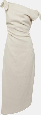 Sir. Affogato linen midi dress