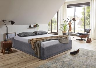 Westfalia Polsterbetten Polsterbett »Texel« Komforthöhe mit Zierkissen, Bettkasten bei Ausführung mit Matratze