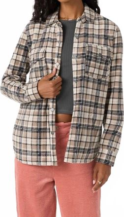 O'Neill Zuma Superfleece Long Sleeve Shirt In Dune