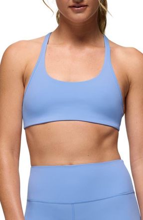 Prana Luxara Racerback Sports Bra in Stormy Night at Nordstrom, Size X-Large