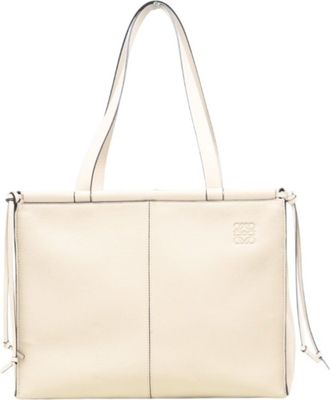 Loewe Beige Leather Tote Bag (Pre-Owned)