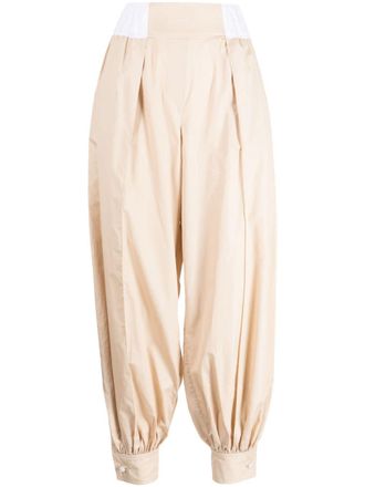 Nackiy&eacute; Chora elastic-waist trousers - Brown