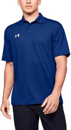 Under Armour Mens Team Performance Polo In Royal