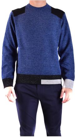 Neil Barrett Gebreide kleding - Heren - Ronde hals truien - Veelkleurig - XL - Truien & Vesten