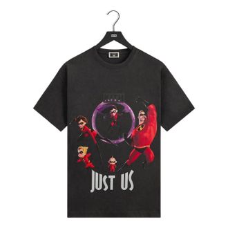 Kith x Disney Pixar The Incredibles Just Us Vintage T-Shirt Black KHM034385-001