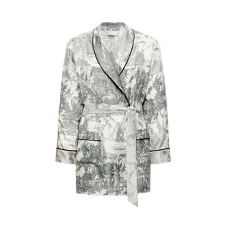 Pierre-Louis Mascia Robes, female, Gray, Size: ONE SIZE Aloegum Dressing Gown