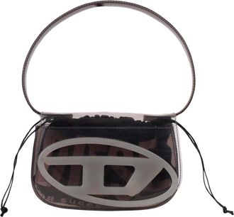 Diesel 1DR Shoulder Bag - Dames - Handtassen - Grijs - ONE Size - Tassen